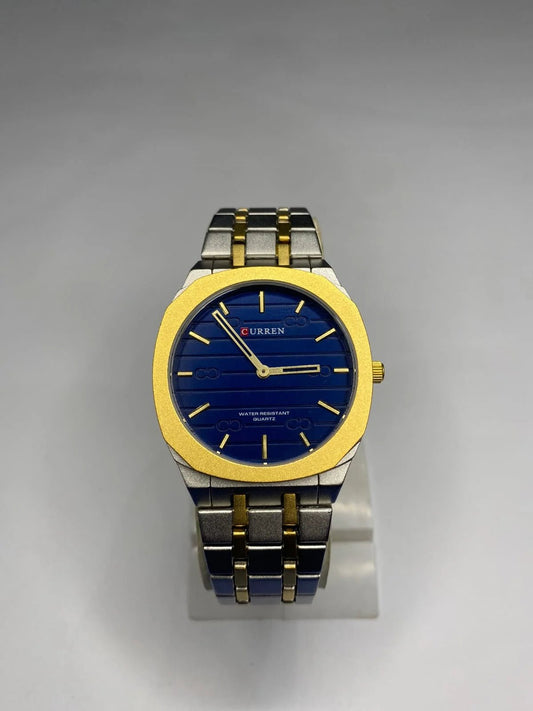 Curren Prestige – Blue Elegance in Gold Armor ⚡ - Abrish Store